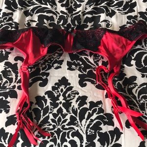 Garter belt. Corset sold separately